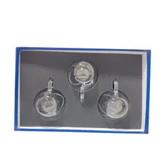 PERFECT CLASS - Set 3 Tazas Corazon 240ml Doble Pared