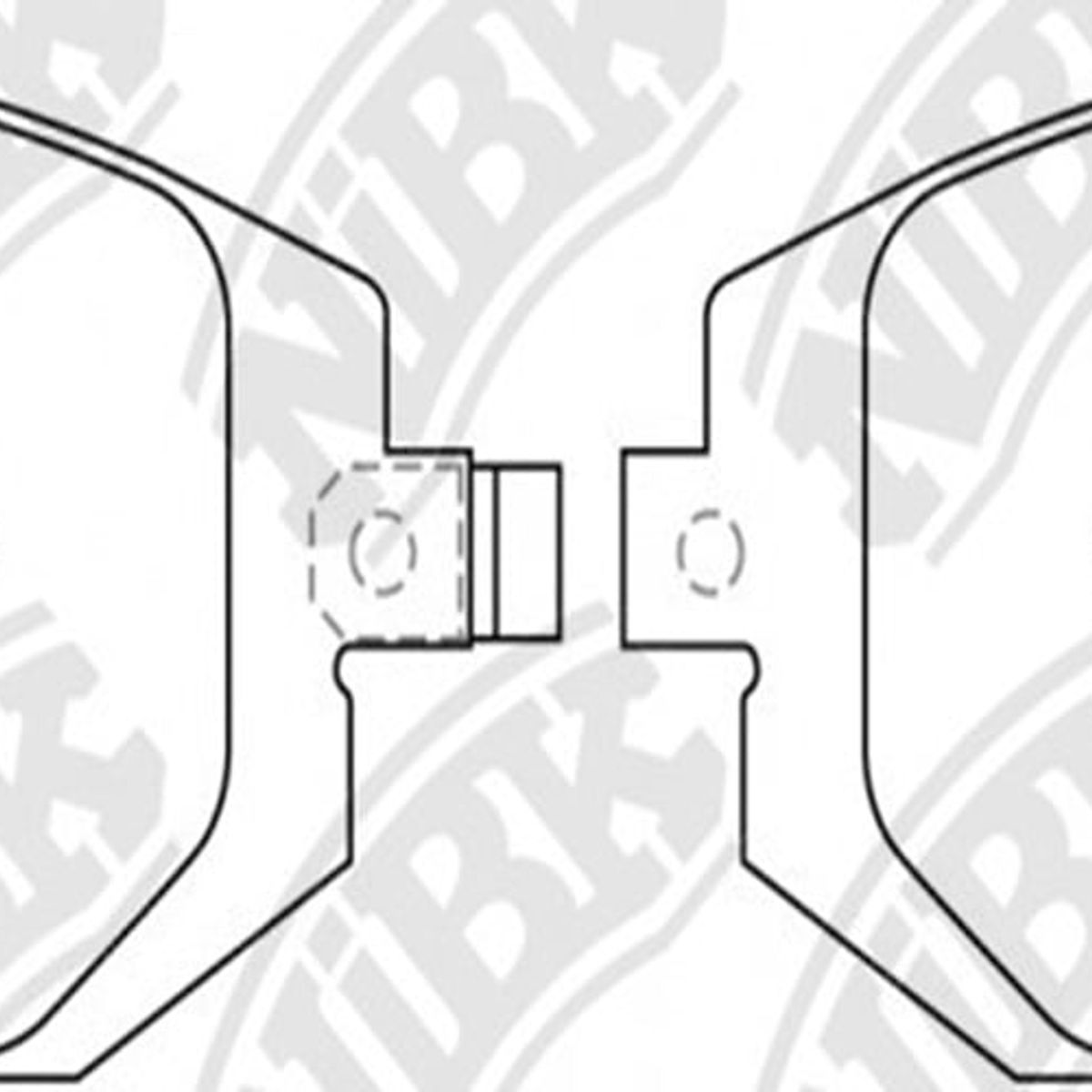 GENERICO - PASTILLA FRENOS DELANTERAS SUBARU XV 1.6 12-17- LEGACY 2.5 02-12