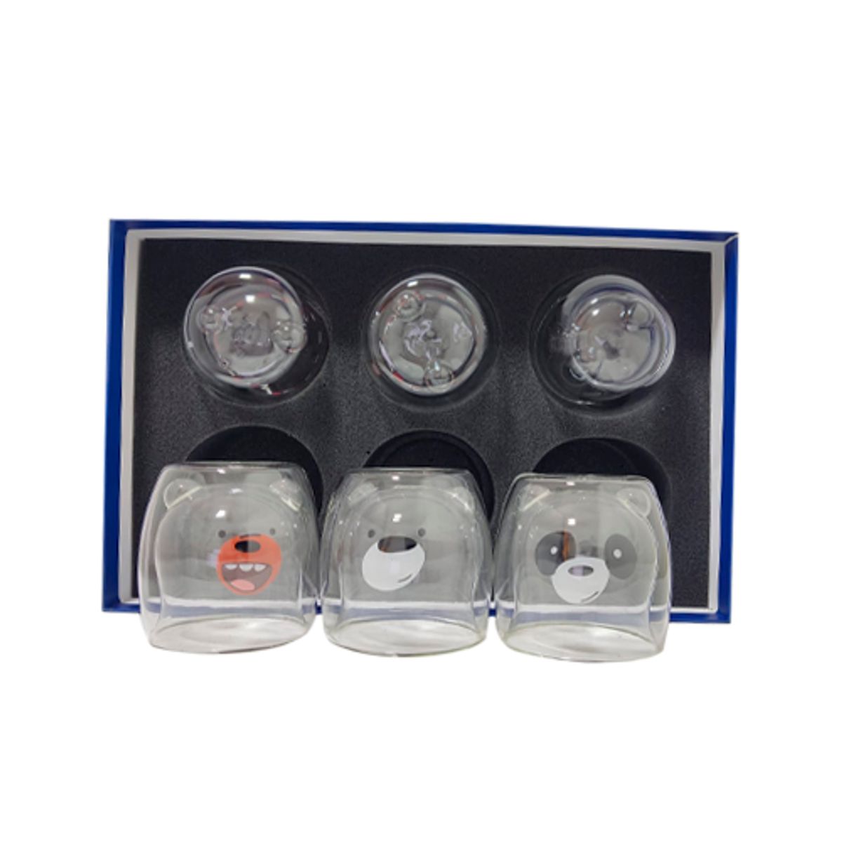 PERFECT CLASS - Set 6 Vasos Osos Infantiles 200ml