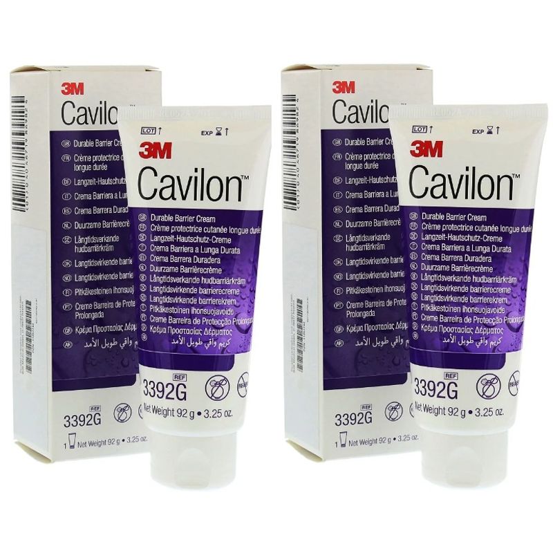 3M - Pack 2 Crema Cavilon 3m De Proteccion Duradera 92gr 3392g