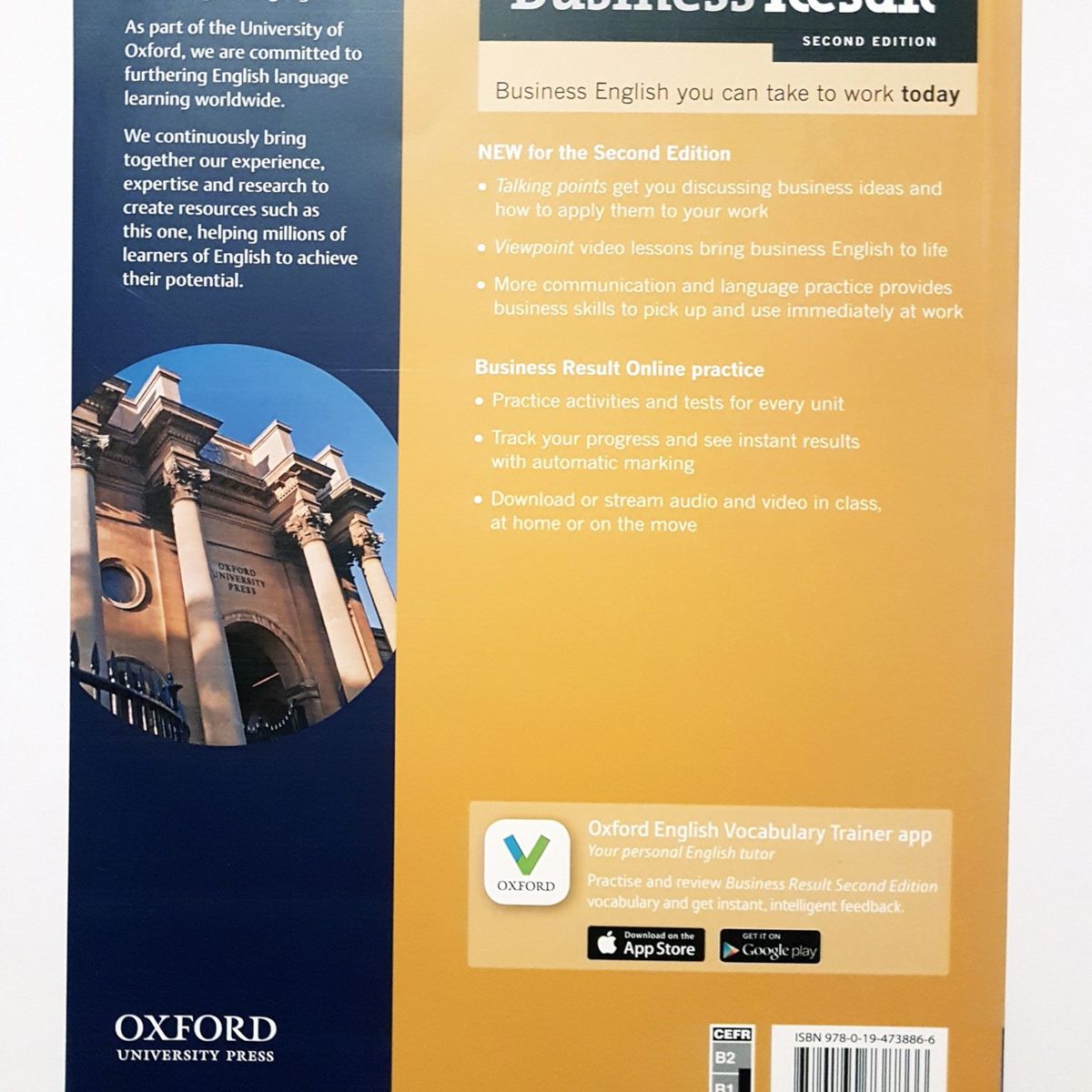 OXFORD - Libro Business Result Intermediate Students book 2nd Edition