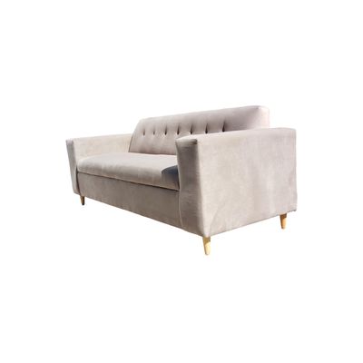 Imagen 2 del producto SOFA DOS CUERPOS BEIGE FELPA.