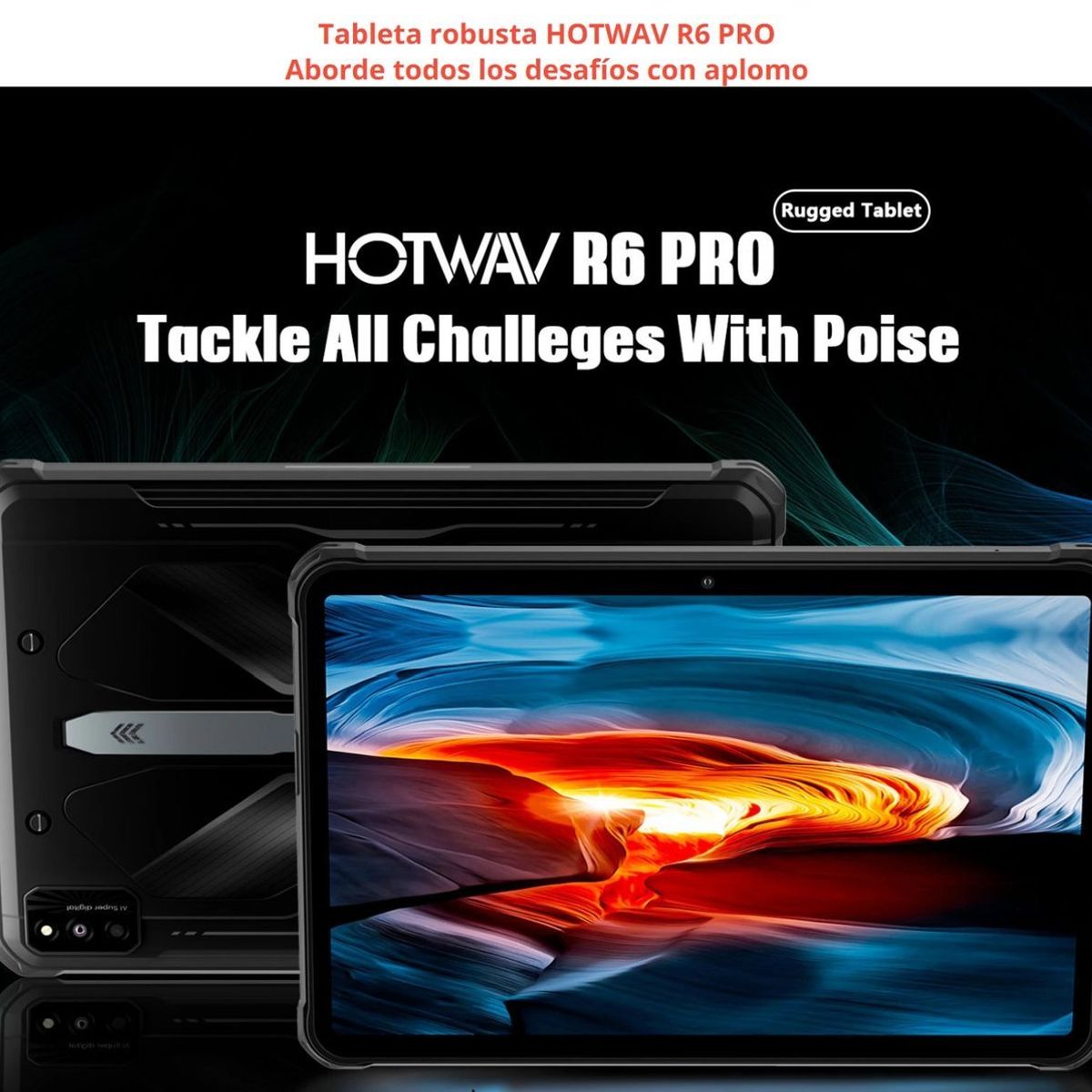 DOOGEE - Hotwav R6 Pro Tablet 4G Rugged - IP68 Resistente Golpes Polvo Agua