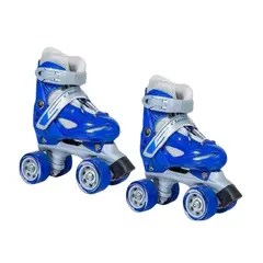 GENERICO - Patines 4 Ruedas Azul S (30-33)
