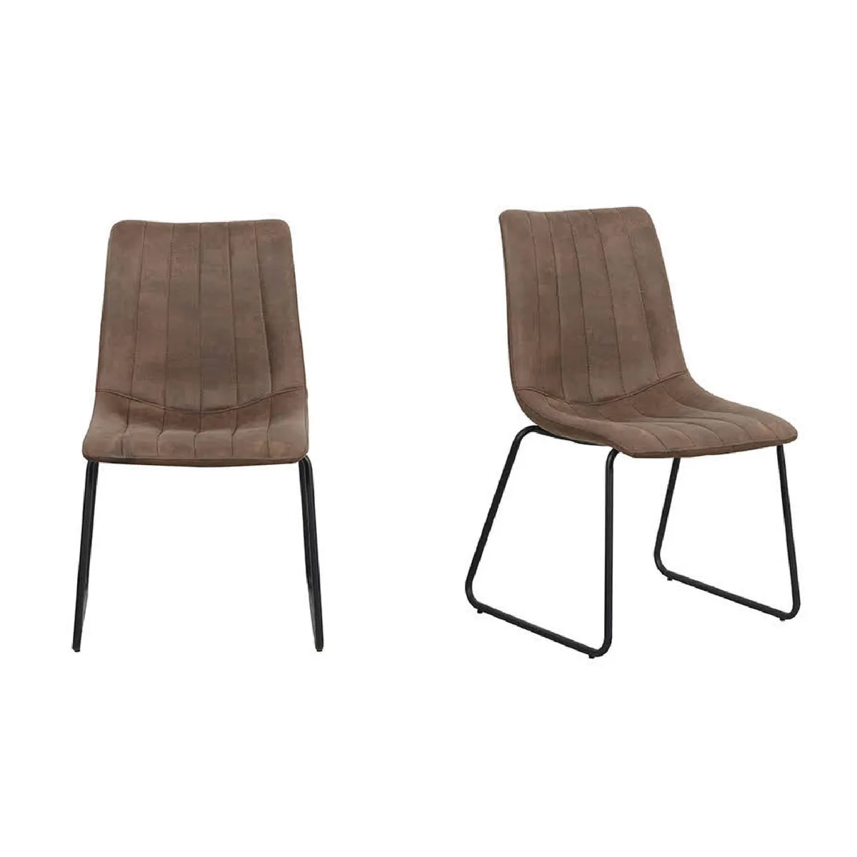 WHITE MARKET - Pack x 2 Sillas Houston Café Claro