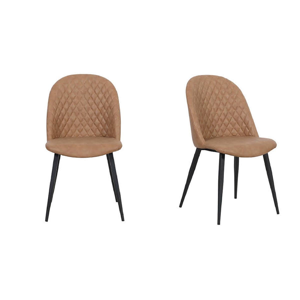 WHITE MARKET - Pack x 2 Sillas San Nicolás Café Claro