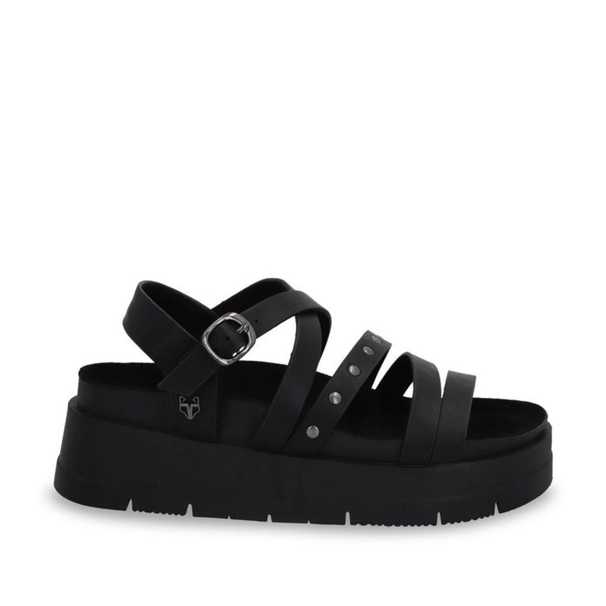 GOTTA - Sandalia Plataforma Negra Mujer 55231