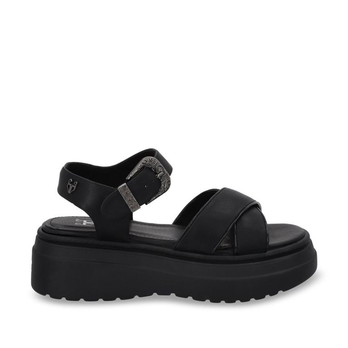 GOTTA - Sandalia Plataforma Negra Mujer 55923