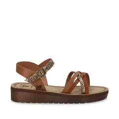 GOTTA - Sandalia Mujer Café Plana 13211