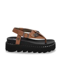 Sandalia Mujer Camel 1567C