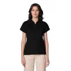 INDUSBORD - Polera Piqué Mujer Premium MC Con Cierre Indusbord® Uv+pro