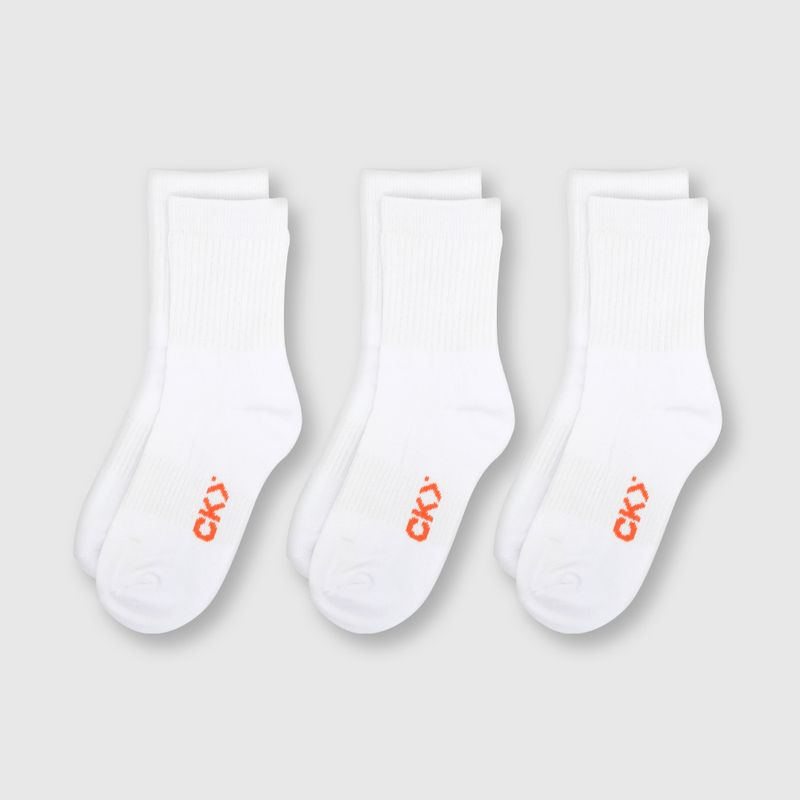 COLLOKY - Calcetín Deportivo Unisex niño Blanco 55142 Colloky