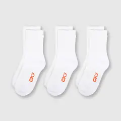 COLLOKY - Calcetín Deportivo Unisex niño Blanco 55142