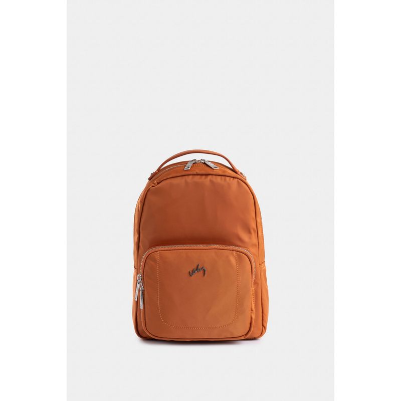 VELEZ - Vélez Morral Púrpura Pequeño Lona Mujer Manija Cuero Miel