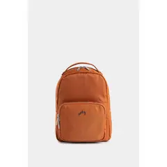 VELEZ - Mochila Púrpura pequeño de lona para mujer manija cuero