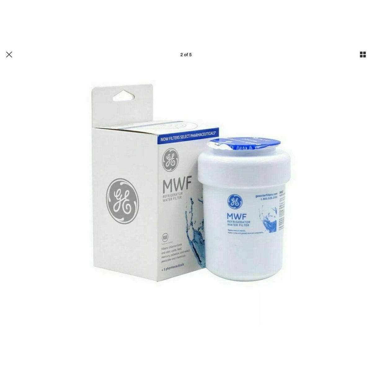 GENERAL ELECTRIC - Filtro de Agua para Refrigerador GE MWF