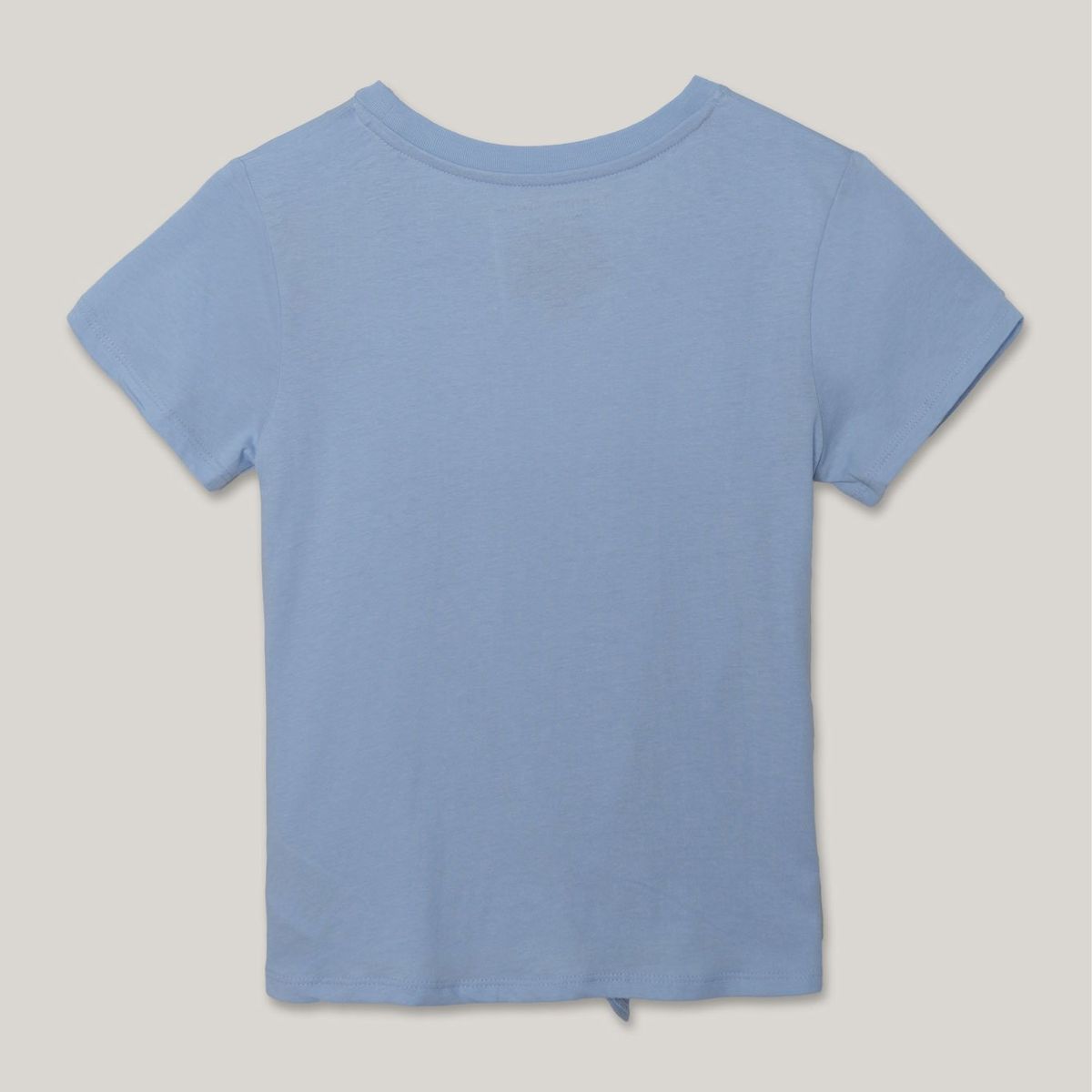 TOMMY HILFIGER - Polera De Niña Sequin Con Logo Celeste Tommy Hilfiger