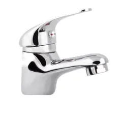 GENERICO - Llave Monomando Lavatorio Estándar Hoffens, Edición 65003, Color Cromado, Capacidad 35 cm