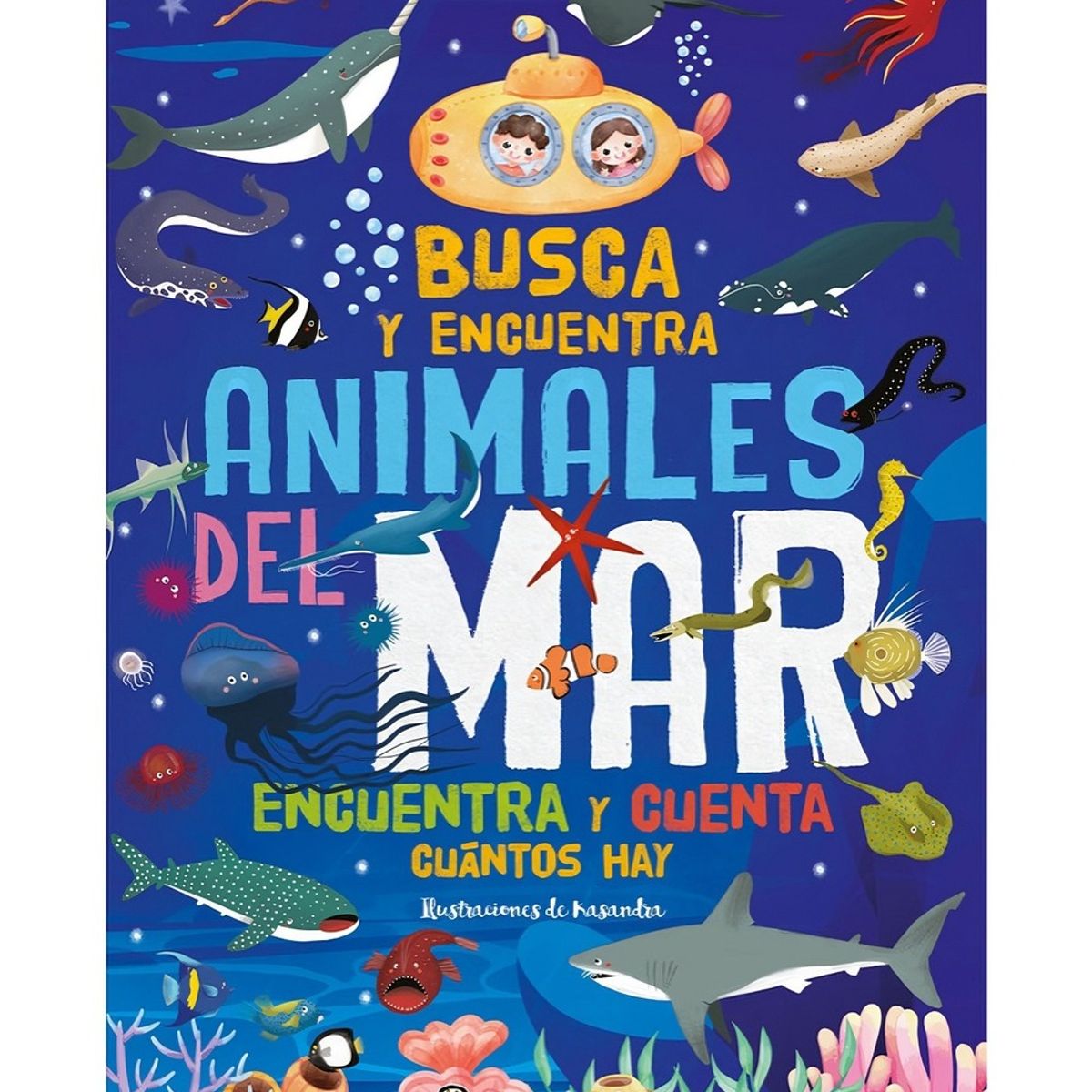TOP10BOOKS - LIBRO Busca Y Encuentra Animales Del Mar *encuentra Cuántos Hay*