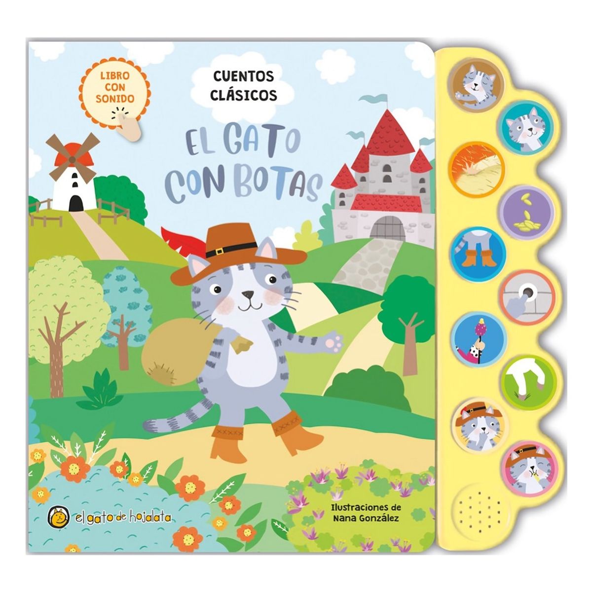 TOP10BOOKS - LIBRO El Gato Con Botas *mundo De Sonidos* - EDITORIAL GUADAL S. A.