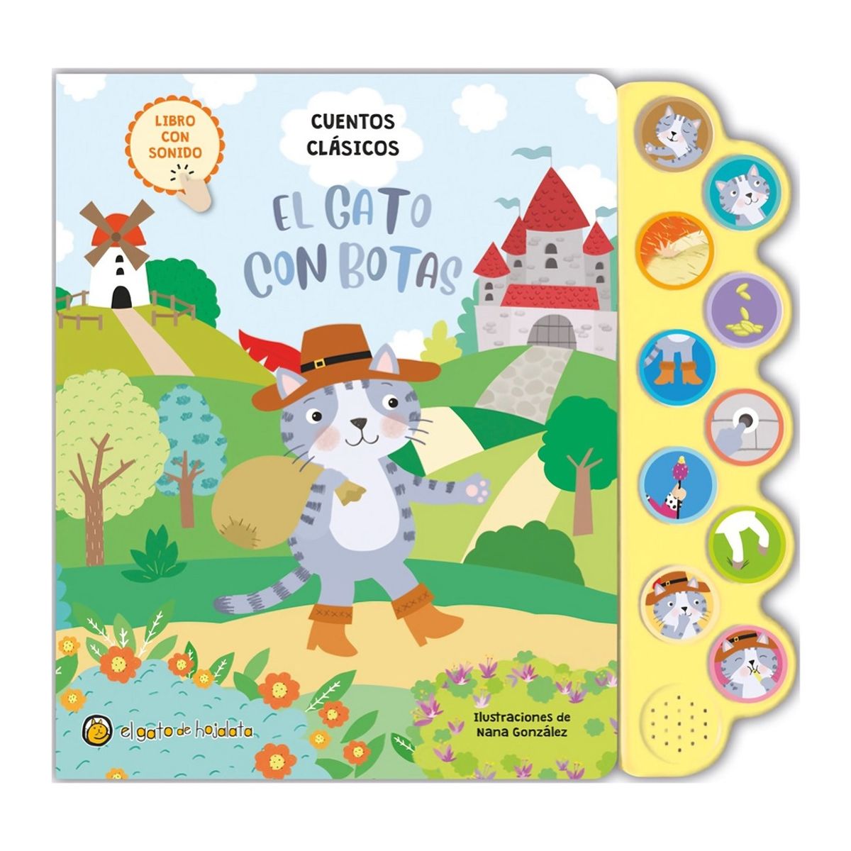 TOP10BOOKS - LIBRO El Gato Con Botas *mundo De Sonidos* - EDITORIAL GUADAL S. A.