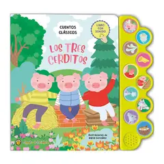 TOP10BOOKS - LIBRO Los Tres Cerditos - Mundo De Sonidos - Los Tres Cerditos - Mundo De