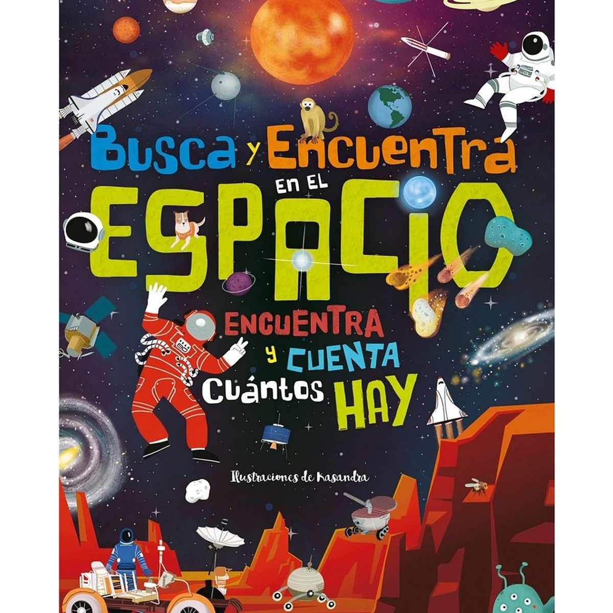 TOP10BOOKS - LIBRO Busca Y Encuentra En El Espacio *encuentra Cuántos Hay*