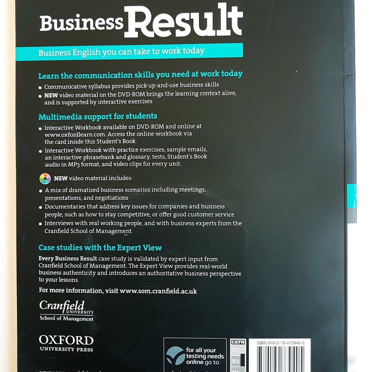OXFORD - Libro Business Result Upper-Intermediate Students book 1st Edition