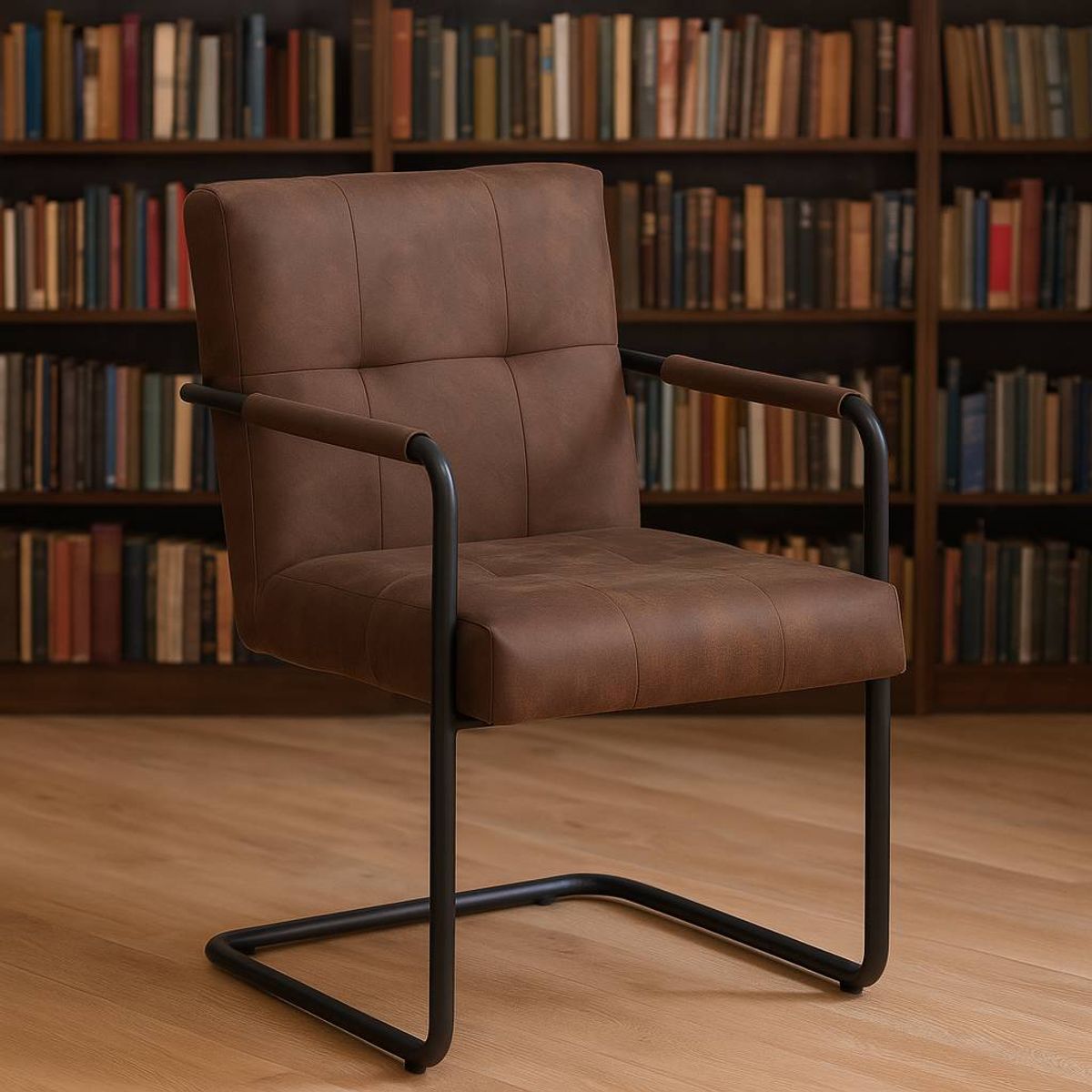 WHITE MARKET - Pack x 2 Sitial Paula Café Oscuro