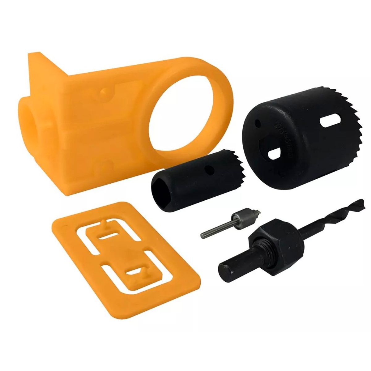 GENERICO - Kit Instalación Cerradura Para Puerta Cerrojo Chapa Toolmak