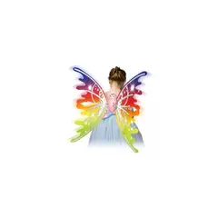 GENERICO - Alas Mariposa Con Movimiento Automático Luz Led Disfraz