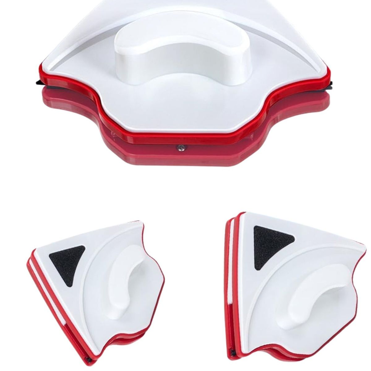 GENERICO - Limpiador De Vidrios Magneticos Triangular Para Ventanas
