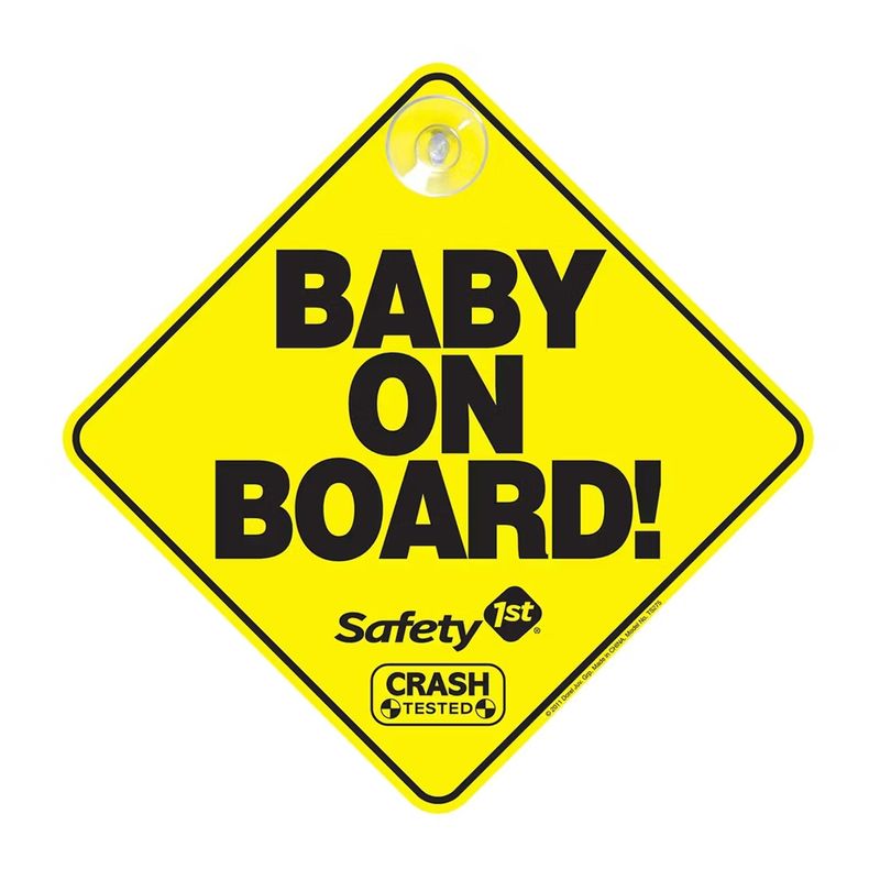 SAFETY 1ST - Letrero Baby On Board Safety 1st