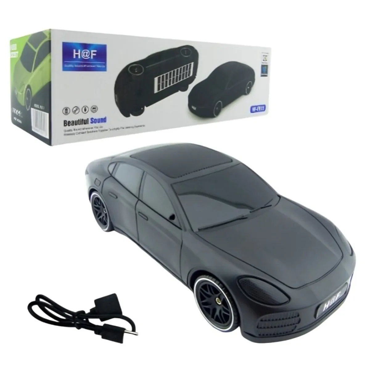 OEM - PARLANTE RECARGABLE MODHF-F911 AUTO PORSCHE AZUL