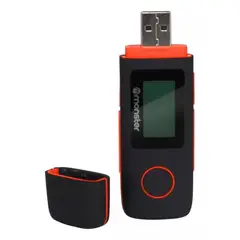MONSTER AUDIO - Reproductor Mp3 16gb Radio Fm Monster Cgrabador De Voz Rojo