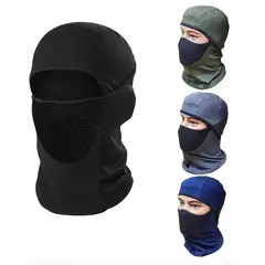 GENERICO - Pasamontaña Mascara Balaclava Lycra Bicicleta Moto Negro