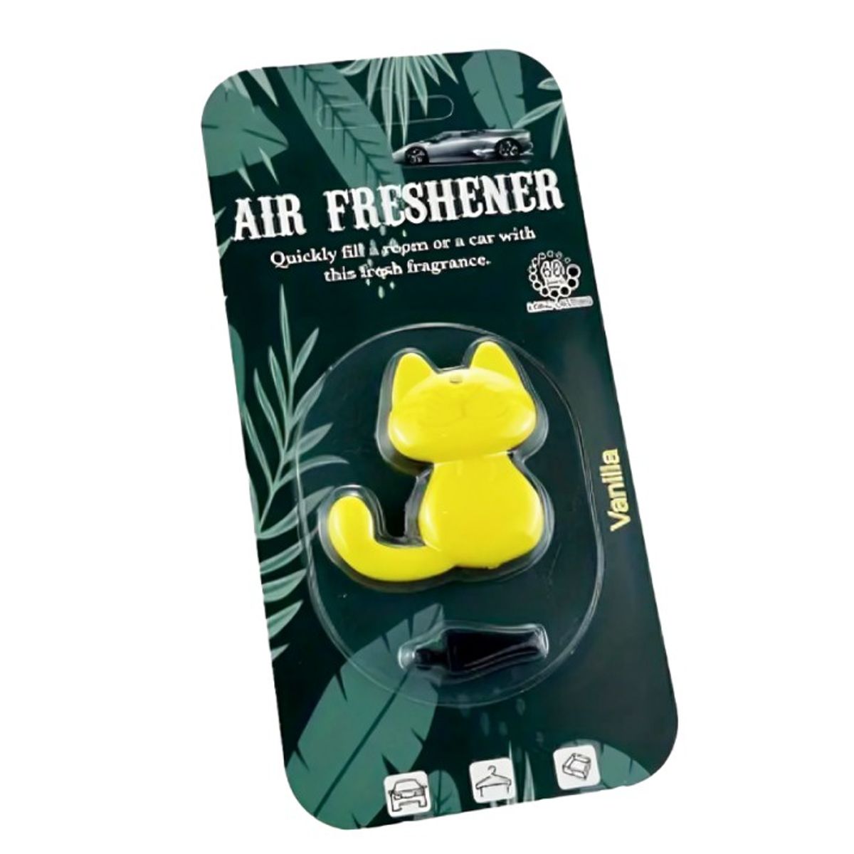 OEM - DESODORANTE PARA AUTO MODELO GATO PENG YUAN BLACK