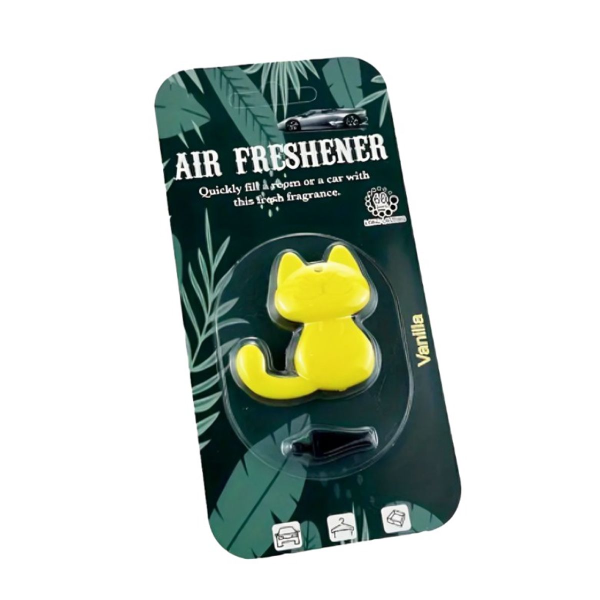 OEM - DESODORANTE PARA AUTO MODELO GATO PENG YUAN BLACK