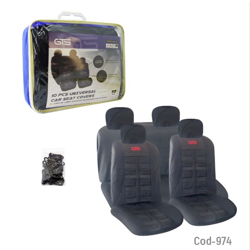 OEM - FUNDA PARA ASIENTO DE AUTO GTS ACOLCHADA 10 PCS