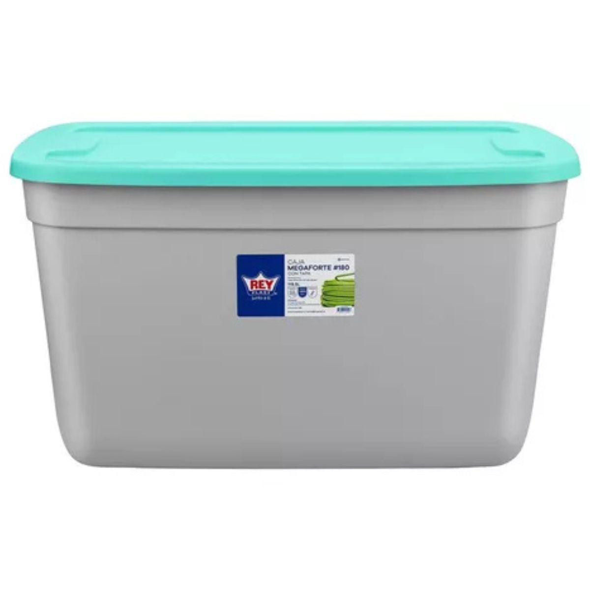 REYPLAST - Caja Organizadora Apilable Reforzada 120 litros
