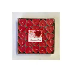 GENERICO - VELAS DE CORAZON 25 PCS