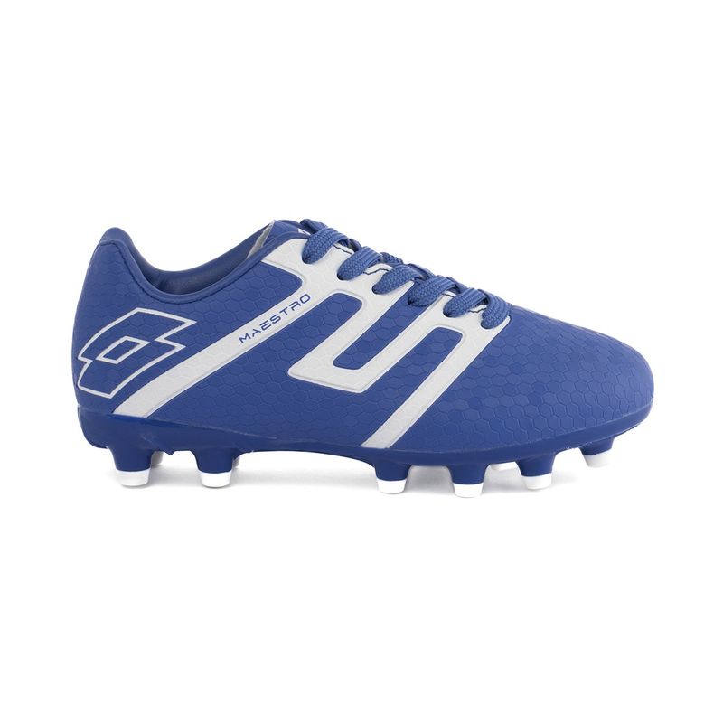 LOTTO - Zapato de Fútbol Niño Lotto - Maestro FG  Azul Blanco - Azul