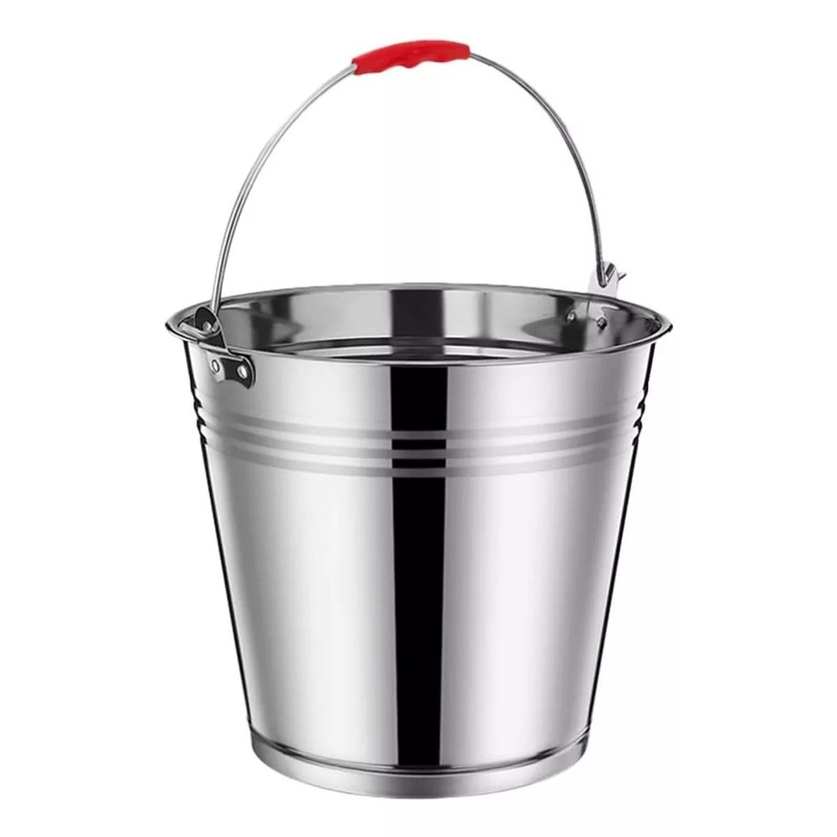 GENERICO - Hielera Cubeta Cubetera Hielo Metalica 12 Ltrs