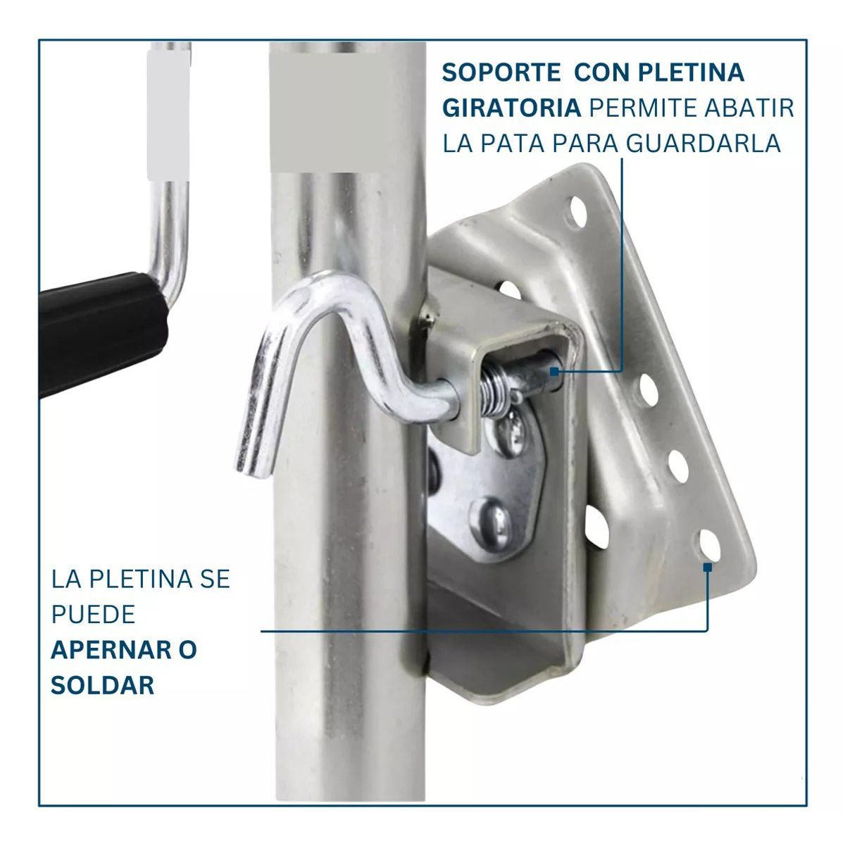 KUANGYE - Pata Estabilizadora Fija Carro De Arrastre Food Truck