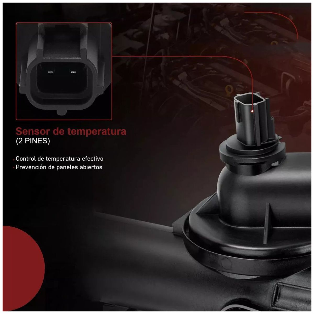 KUANGYE - Caja Carcasa Termostato Dodge Caliber Jeep Compass - Patriot