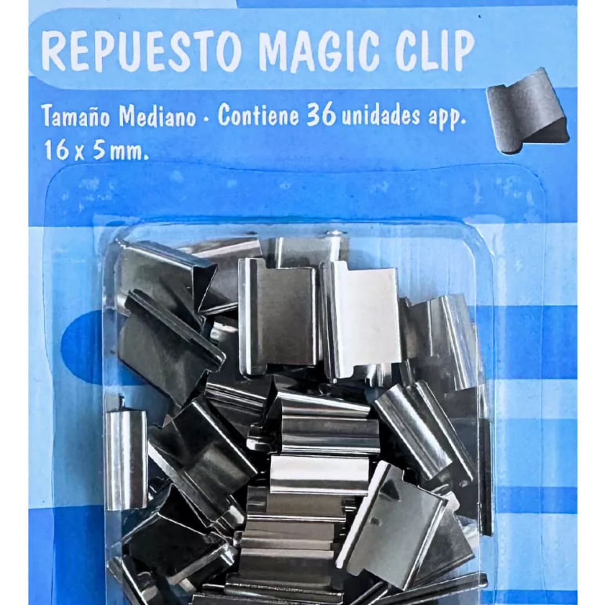 HAND - Repuesto Magic Clip 36 Unidades 16x5 mm Hand
