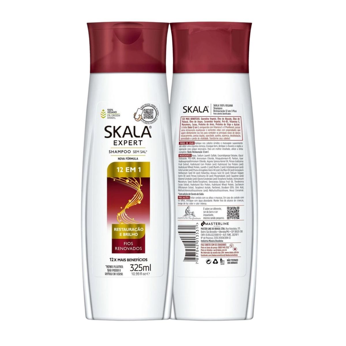 SKALA - Shampoo Skala 12 En 1 350ml  Restaura Repara Nutre 12 ingredientes en 1