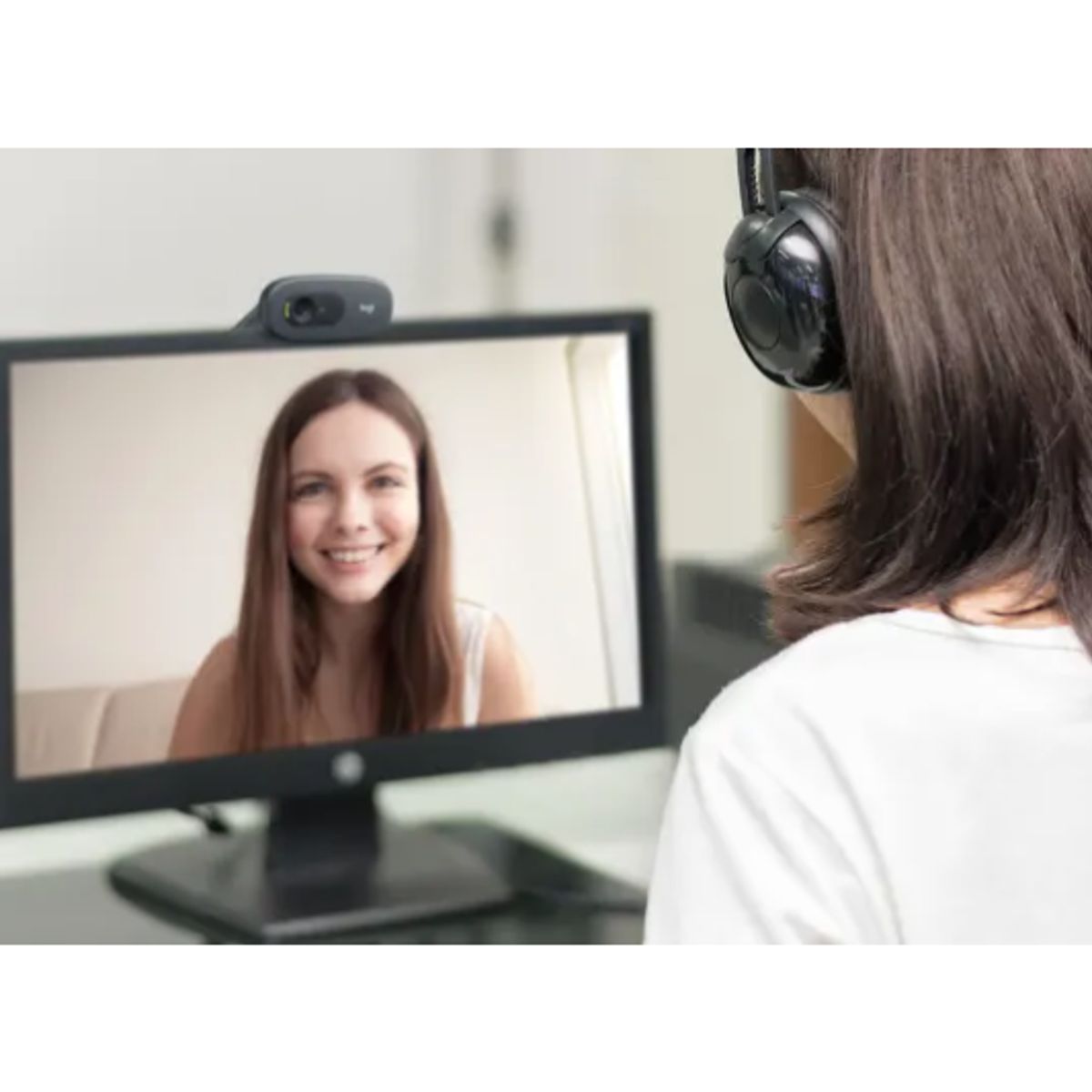 LOGITECH - Cámara Web Webcam Logitech  C270  720p HD 30fps