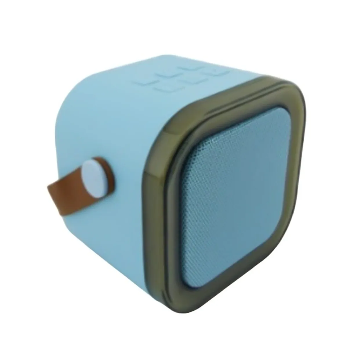 OEM - PARLANTE RECARGABLE PORTABLE MODK12 LUZ LED CELESTE