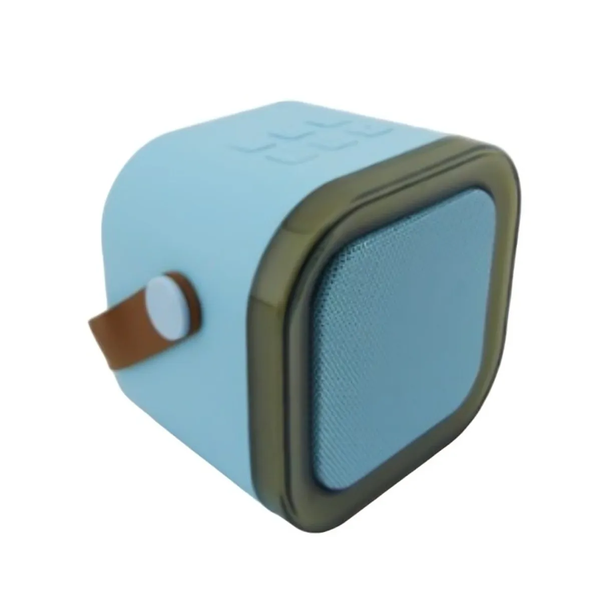 OEM - PARLANTE RECARGABLE PORTABLE MODK12 LUZ LED CELESTE